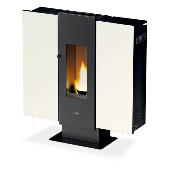 STUFA A PELLET WALL 9 KW BIANCA